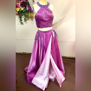 Rachel Allan Two-Piece Gown